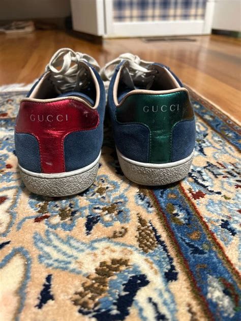 blue velvet gucci aces|gucci ace shoes customer service.